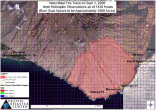 Fire Trace Map